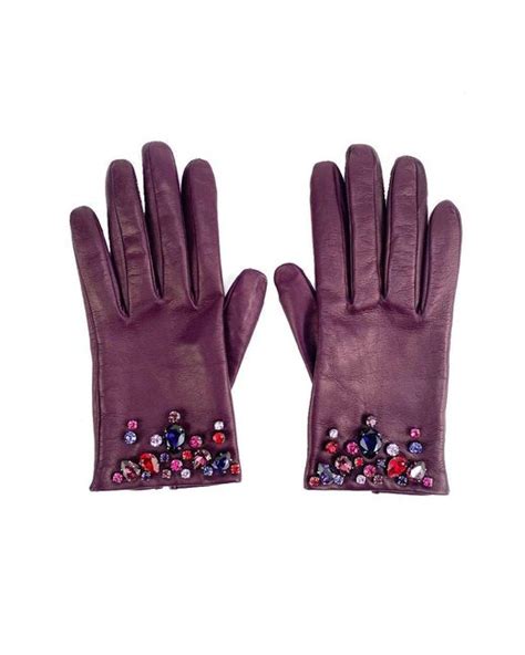 prada gloves purple|Prada gloves men.